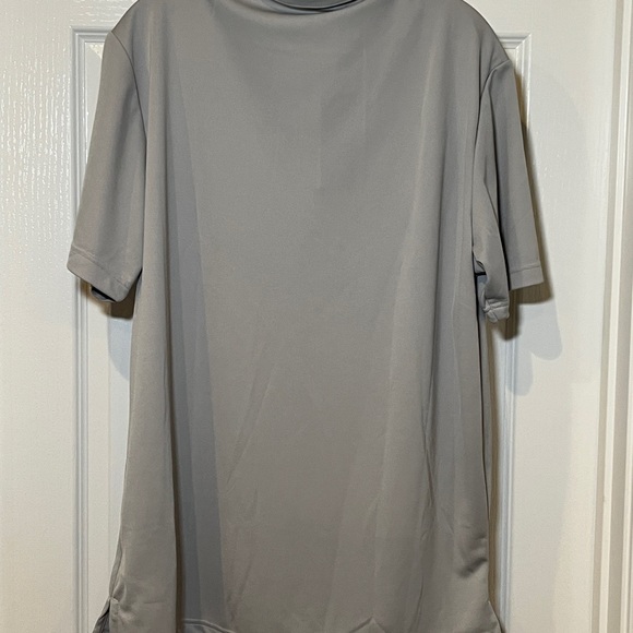 Adidas Men's Gray Golf Polo with Neon Accents - Picture 5 of 5